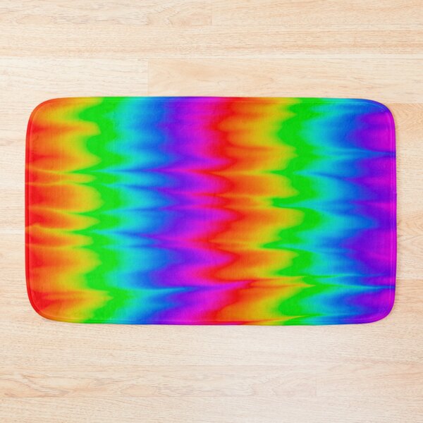 Item preview, Rainbow Bleed, abstract geometric wave pattern designed and sold by MayGreenAbgrall.