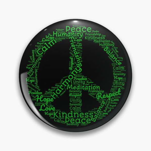 Item preview, Peace Symbol Word Cloud designed and sold by Delamoon.