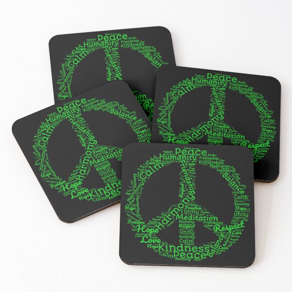 Item preview, Peace Symbol Word Cloud designed and sold by Delamoon.