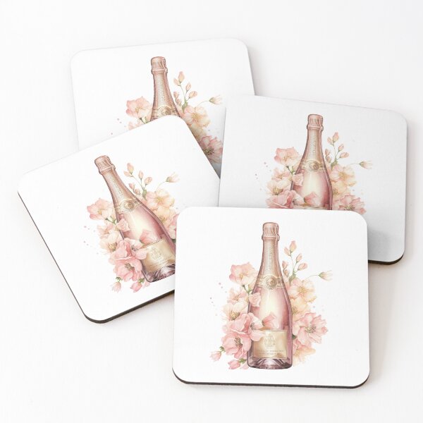 Item preview, Pink wine with flowers designed and sold by ArtemisDesignss.