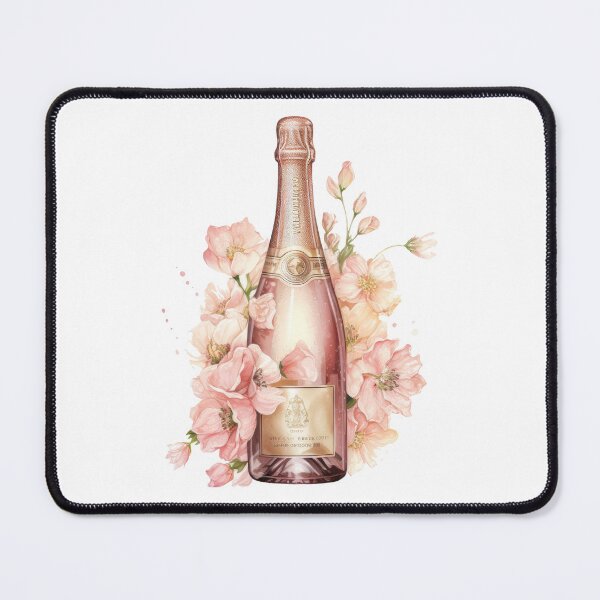 Item preview, Pink wine with flowers designed and sold by ArtemisDesignss.