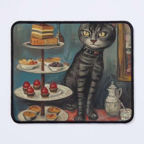 Item preview, Evening Tea With Cat designed and sold by sheprint.