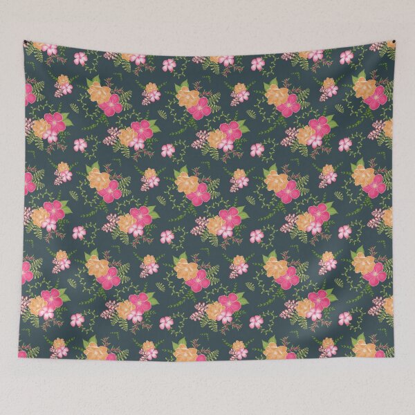 Item preview, Love Garden - Navy Blue designed and sold by JaselviiStudio.