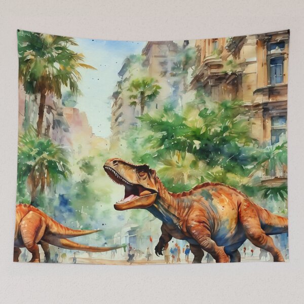 Item preview, Dinosaur Attacks City designed and sold by Bunmigraphics .