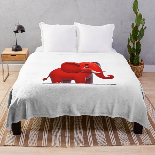 Aperçu de l'œuvre Simple éléphant républicain rouge du GOP de l'Alabama créée et vendue par kylmllr101684.
