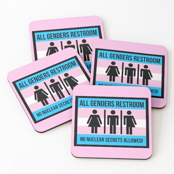 Item preview, All genders restroom sign  designed and sold by Rachel the Artist .