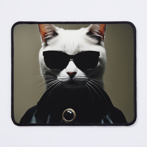 Item preview, Anthropomorphic Cat Collection - Domestic Shorthair #69 White Cat designed and sold by elektronen.
