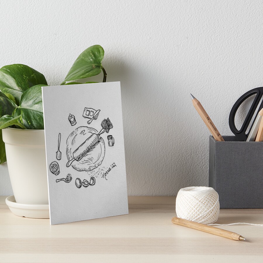 Item preview, Art Board Print designed and sold by NorrieV.