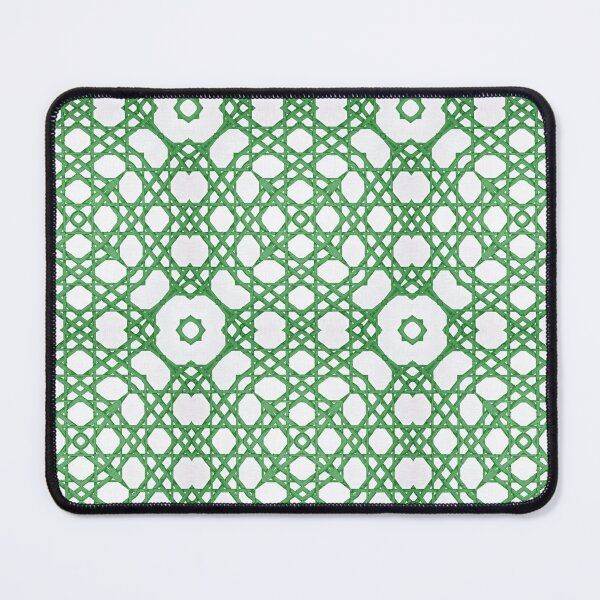 Item preview, Preppy green cane lattice designed and sold by SophieClimaArt.