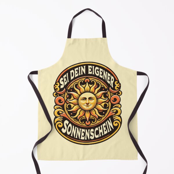 Item preview, Be Your Own Sunshine German Language Vintage Sun Inspirational Saying designed and sold by Bad Kitty Designz.