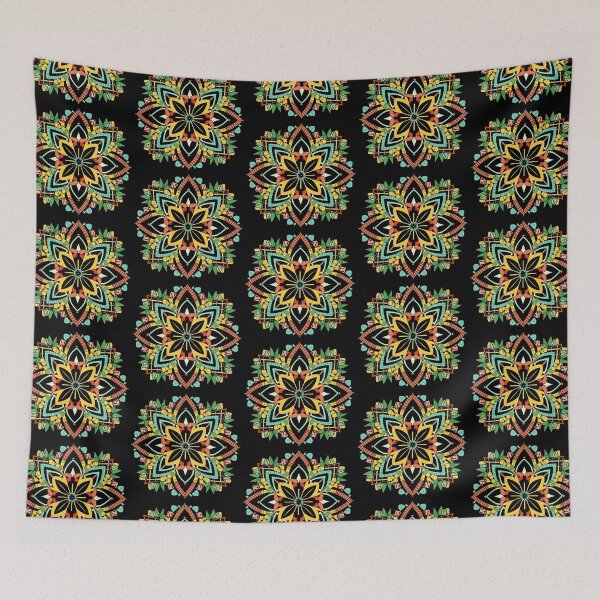 Artikelvorschau, Ojibwe Geometrischer Blumen-Fotodruck entworfen und verkauft von Cr320.