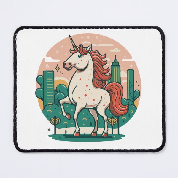 Item preview, Urban Enchantment: Unicorns Embrace the Everyday in a Whimsical Cityscape Adventure designed and sold by Zokastor3.