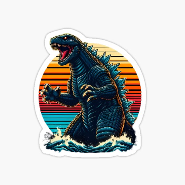 Vista previa del artículo con la obra «El Rugido del Titan Azul al Amanecer», diseñado y vendido por Personafic.