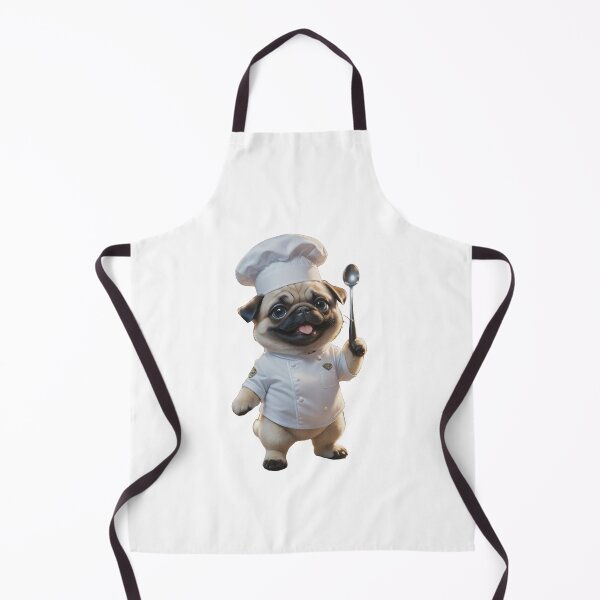 Item preview, Master chef pug dog designed and sold by GiwuArt777.