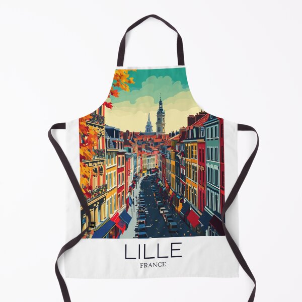 Item preview, A Pop Art Travel Print of Lille - France designed and sold by StudioRedKoala.