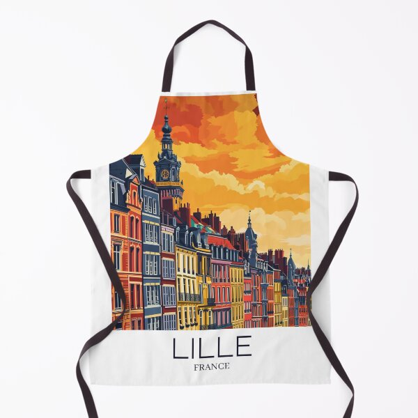 Item preview, A Pop Art Travel Print of Lille - France designed and sold by StudioRedKoala.