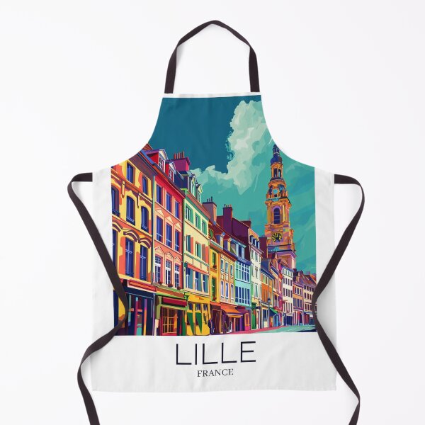 Item preview, A Pop Art Travel Print of Lille - France designed and sold by StudioRedKoala.