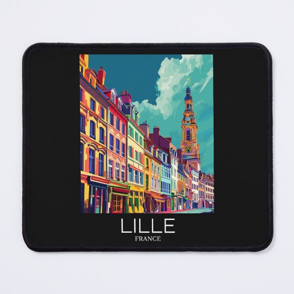 Item preview, A Pop Art Travel Print of Lille - France designed and sold by StudioRedKoala.