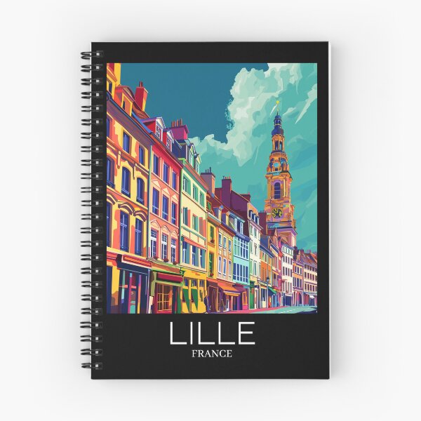 Item preview, A Pop Art Travel Print of Lille - France  designed and sold by StudioRedKoala.