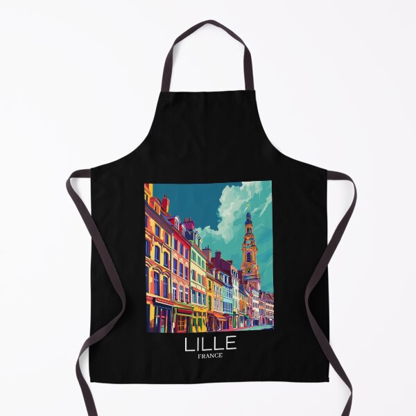 Item preview, A Pop Art Travel Print of Lille - France designed and sold by StudioRedKoala.