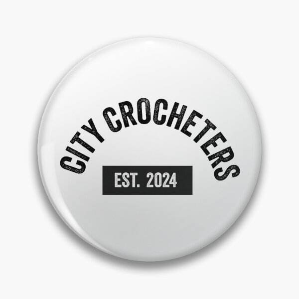 Item preview, City Crocheters Crochet Texto Negro designed and sold by ValeriesGallery.