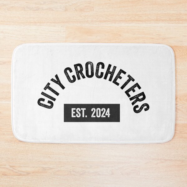 Item preview, City Crocheters Crochet Black Text designed and sold by ValeriesGallery.