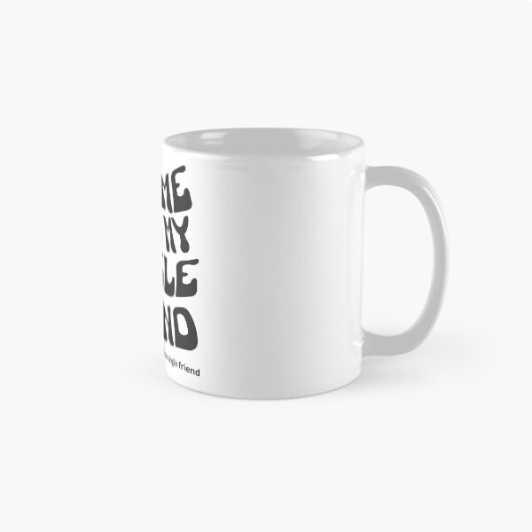 Item preview, Ask Me About My Single Friend_black designed and sold by JayGeeMTL.
