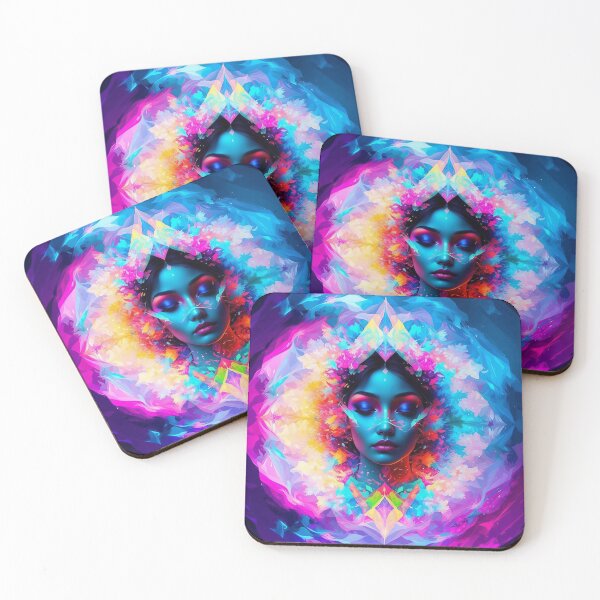 Item preview, Colorful Woman - Colorful Female Portrait designed and sold by Manos Ch.