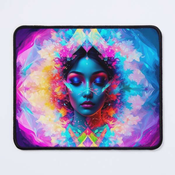Item preview, Colorful Woman - Colorful Female Portrait designed and sold by Manos Ch.