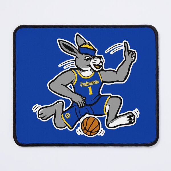 Item preview, Dribbling Jackrabbit Mascot designed and sold by VintageVarsity5.