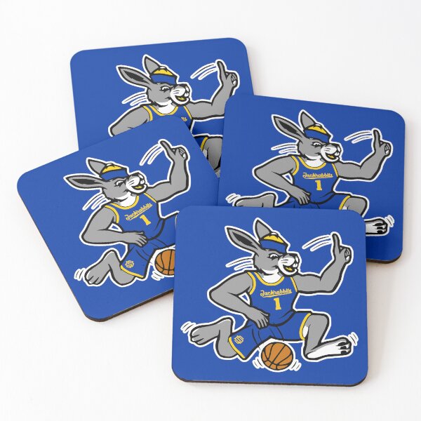 Item preview, Dribbling Jackrabbit Mascot designed and sold by VintageVarsity5.