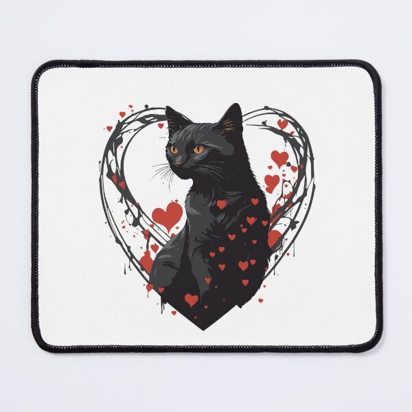 Item preview, Cat Heart Valentines Day designed and sold by Batiz.