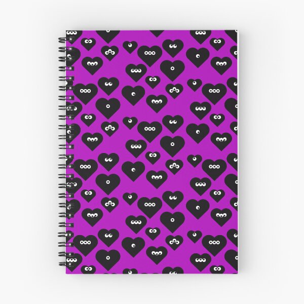 Item preview, Monster Hearts in Black (Poppin' Purple) designed and sold by BLAAAAASK.
