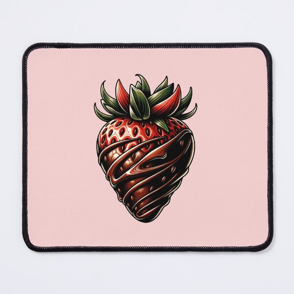 Item preview, Tattoo Style Chocolate Covered Strawberry - Archer & Priya - Enigma designed and sold by AmberRoseWrites.