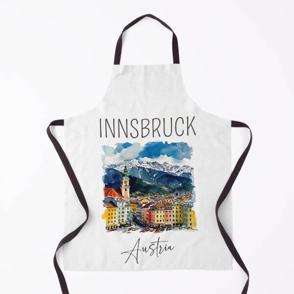 Item preview, Watercolor Design of Innsbruck - Austria designed and sold by Sketch-Shack.