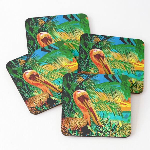 Item preview, Pelican by sunset designed and sold by Caribpix.