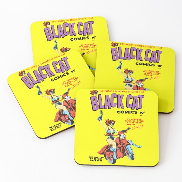 Item preview, Black Cat Comics #1 1946 Vintage Comic Book Art designed and sold by ArchimedesPrime.