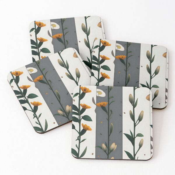 Item preview, Flower patterns - stripes designed and sold by PragmaticP.
