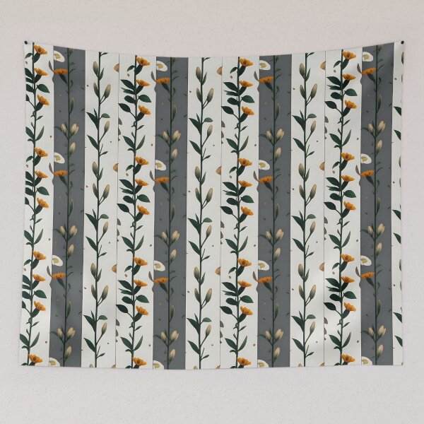 Item preview, Flower patterns - stripes designed and sold by PragmaticP.