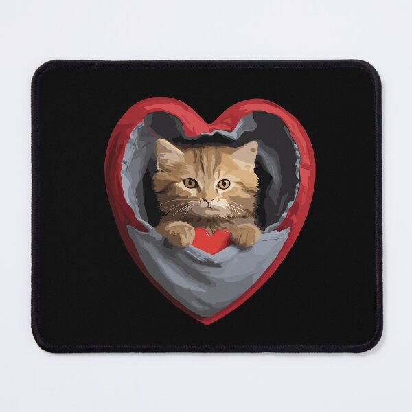 Item preview, Cat Heart Valentines Day designed and sold by Batiz.