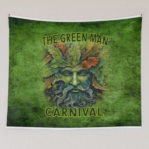 Item preview, Green Man Carnival Fiesta: Green Man Carnival Fiesta designed and sold by MysticOzzy.