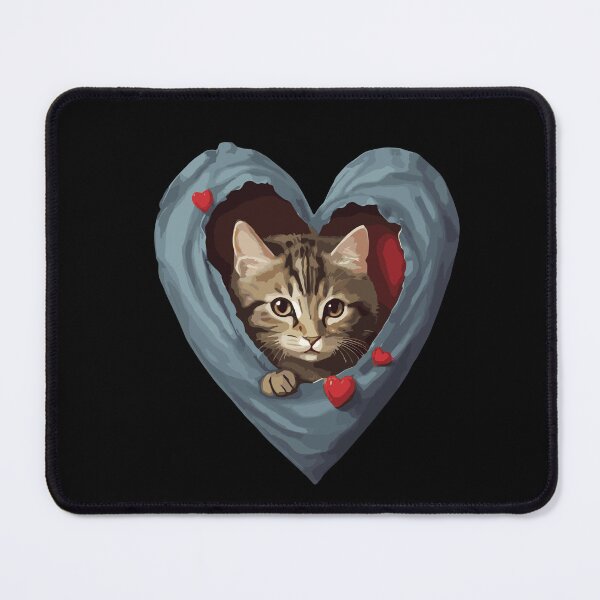 Item preview, Cat Heart Valentines Day designed and sold by Batiz.