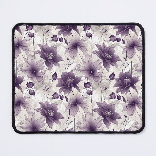 Item preview, White and purple flowers, patterns, bedding, cell phone lining designed and sold by Lotusticker.