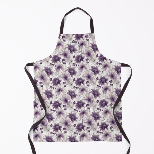 Item preview, White and purple flowers, patterns, bedding, cell phone lining designed and sold by Lotusticker.