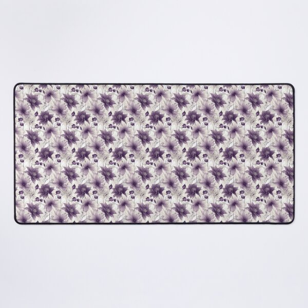 Item preview, White and purple flowers, patterns, bedding, cell phone lining designed and sold by Lotusticker.