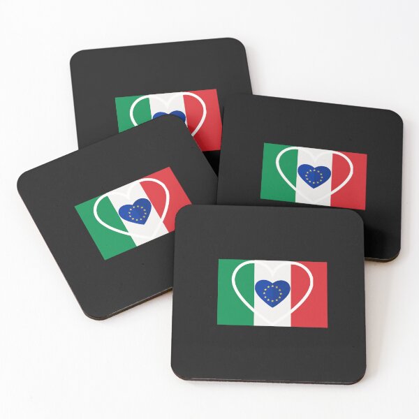Item preview, Italy. Flag of Italy and European Union designed and sold by DmitrySkripnyc.