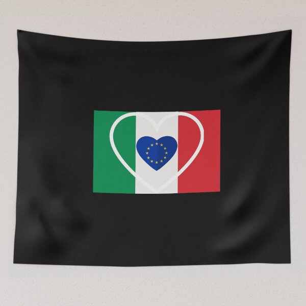 Item preview, Italy. Flag of Italy and European Union designed and sold by DmitrySkripnyc.