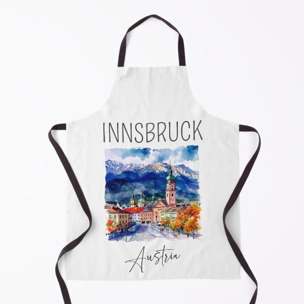 Item preview, Watercolor Design of Innsbruck - Austria designed and sold by Sketch-Shack.