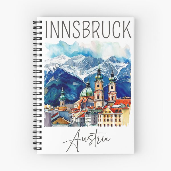 Item preview, Watercolor Design of Innsbruck - Austria designed and sold by Sketch-Shack.