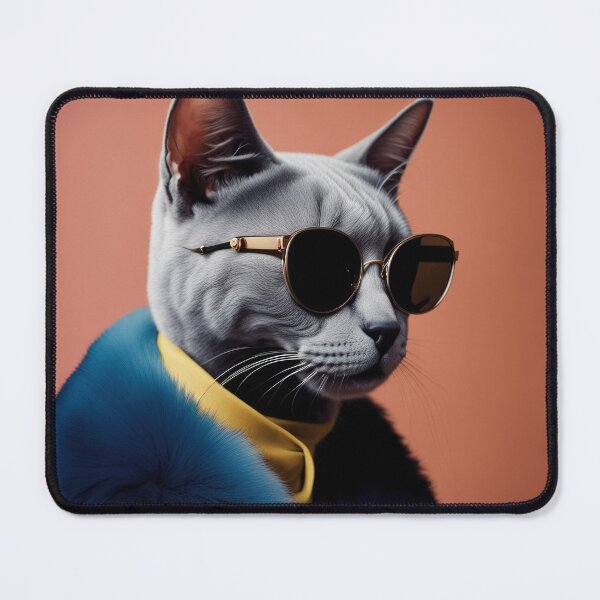 Item preview, Anthropomorphic Cat Collection - Domestic Shorthair #77 Gray Cat designed and sold by elektronen.